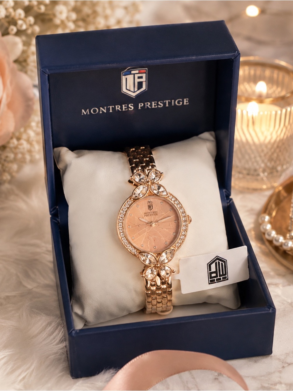 Montres Prestige x Invicta Rose Gold Butterfly Watch NWT